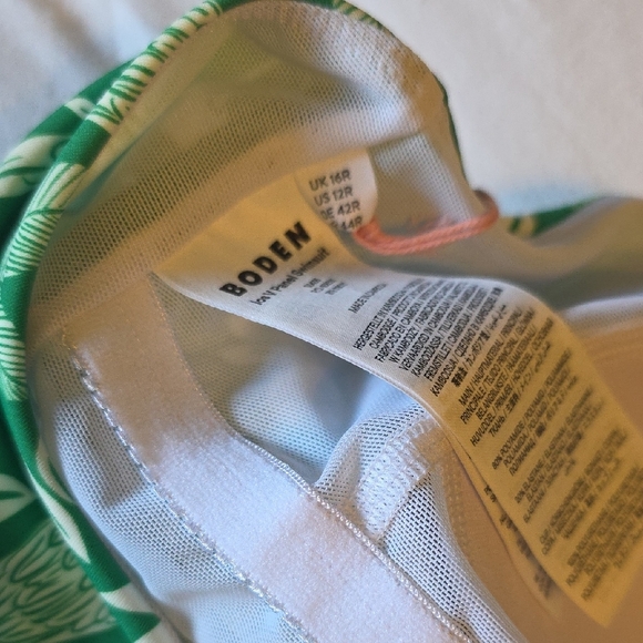 Boden Green Floral One Piece Swimsuit - Picture 7 of 7